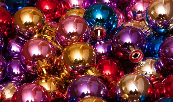 Sfondo natalizio. Modello palla di Natale — Foto Stock