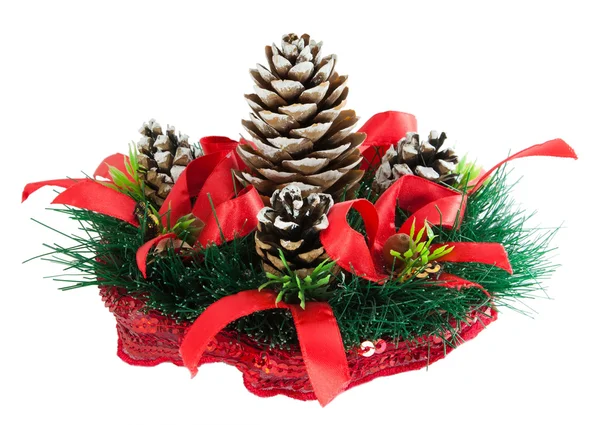 Christmas tree with a pinecone — Stock Photo, Image