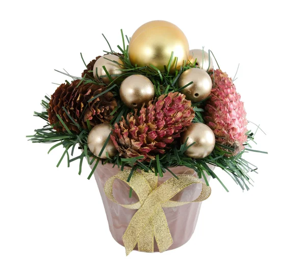 Christmas tree with a pinecone — Stock Photo, Image