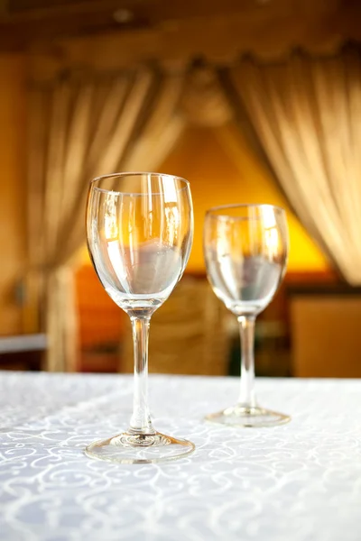Dois copos de vinho — Fotografia de Stock