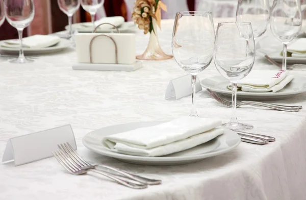 Table de banquet dans un restaurant — Photo