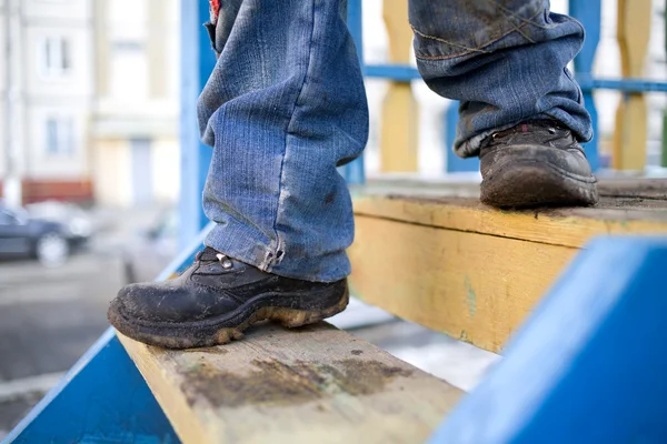 Dirty boots — Stock Photo, Image