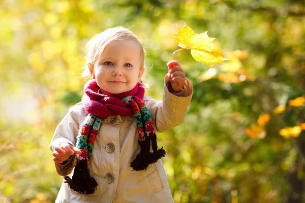 Venkovní podzimní portrét — Stock fotografie