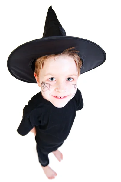 Menino em traje de Halloween — Fotografia de Stock