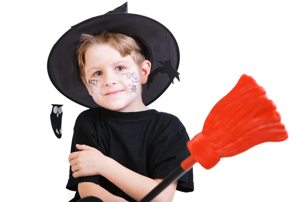 Boy v halloween kostýmu — Stock fotografie