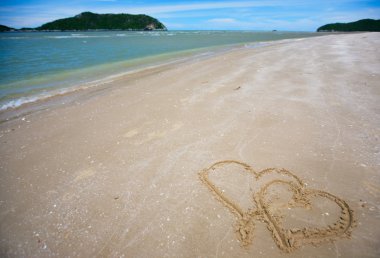 Tropical dream beach in Sam Roi Yot National Park, Thailand clipart