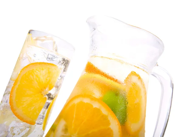 Citrus Ice Water — Stock Photo, Image