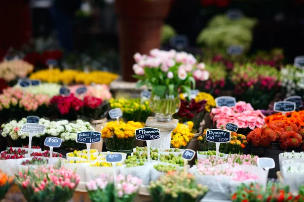 Blumenmarkt — Stockfoto