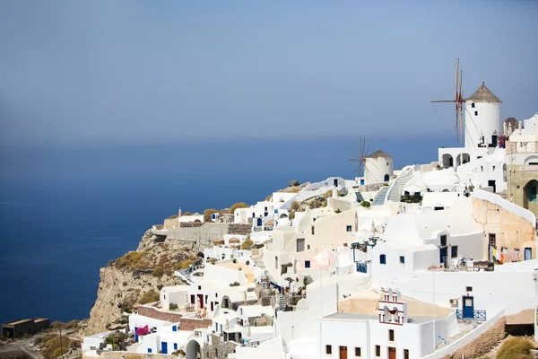 Vesnici Oia Velkolepé Caldera Kolem Krásného Ostrova Santorini Řecko — Stock fotografie