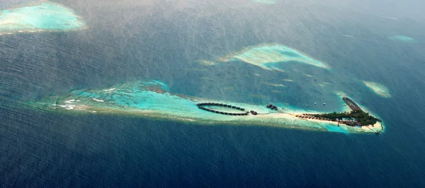 Maldivas isla paradisíaca —  Fotos de Stock