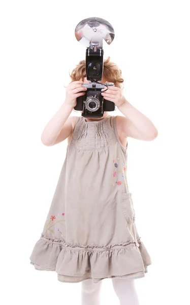 Giovane fotografo — Foto Stock