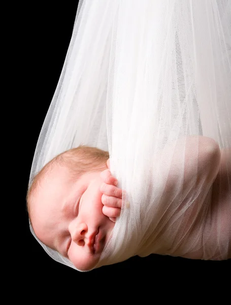 Pacote de bebê cegonha — Fotografia de Stock