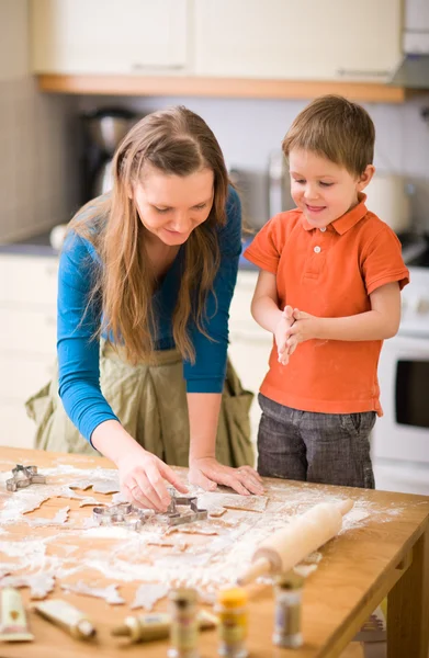 Family Baking — Stock Photo, Image