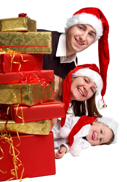 Familia de Navidad — Foto de Stock