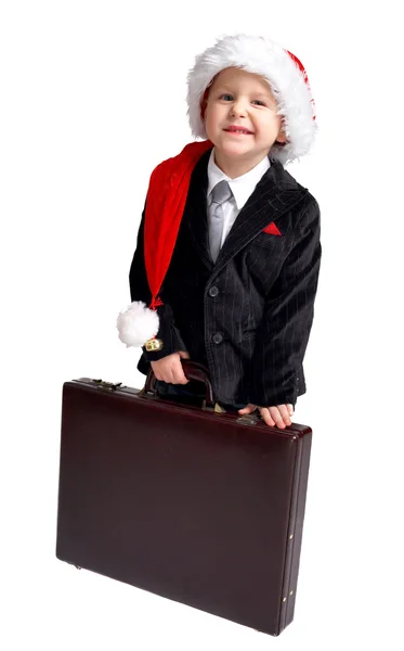 Joven hombre de negocios listo para Navidad . —  Fotos de Stock
