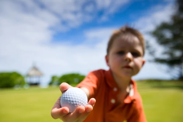 Unga golfare — Stockfoto