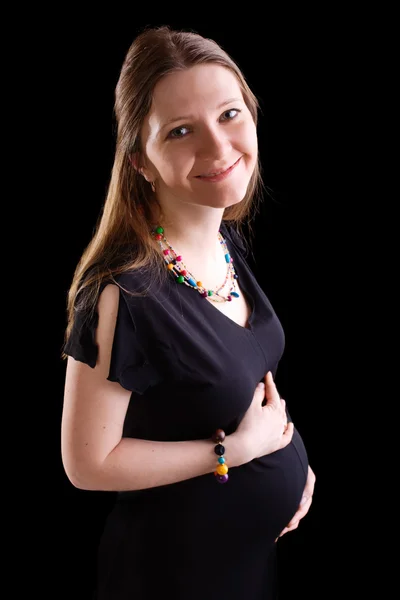 Счастливая беременность — стоковое фото