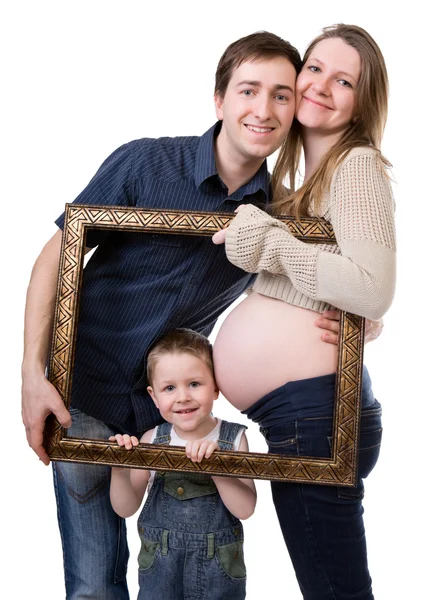 Familie verwacht — Stockfoto