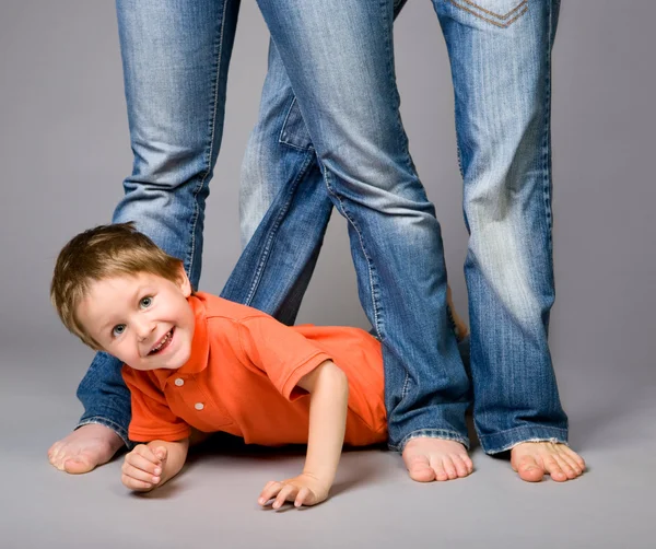 Jeans family — Stock Photo, Image