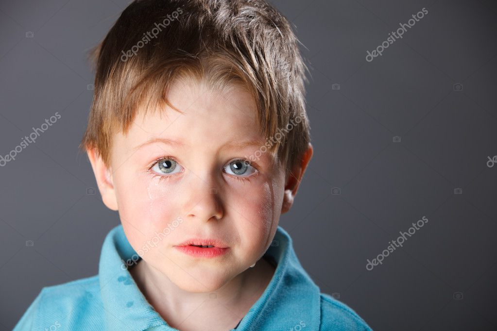 Crying boy — Stock Photo © shalamov #4730538