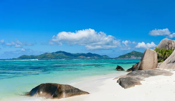 Seychellen zeegezicht — Stockfoto
