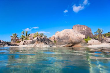 Anse Source d'Argent beach clipart