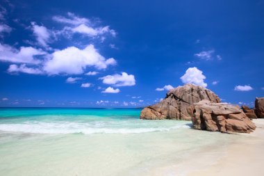 Seyşeller'idyllic beach