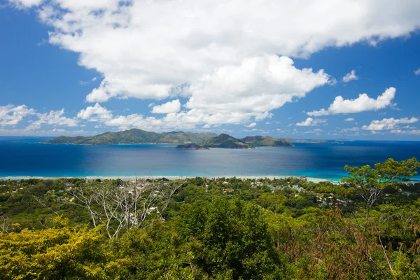 Seychelles paisaje desde arriba — Foto de Stock