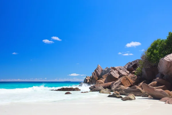 Batida impressionante em Seychelles — Fotografia de Stock