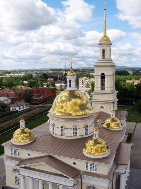 Beautiful Cathedral in Russia clipart