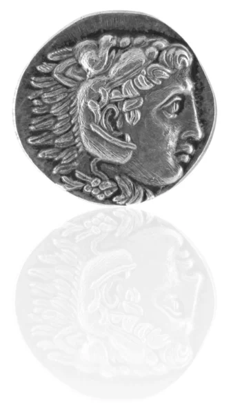 Aleksander Wielki starożytny grecki tetradrachm 315 p.n.e. — Zdjęcie stockowe