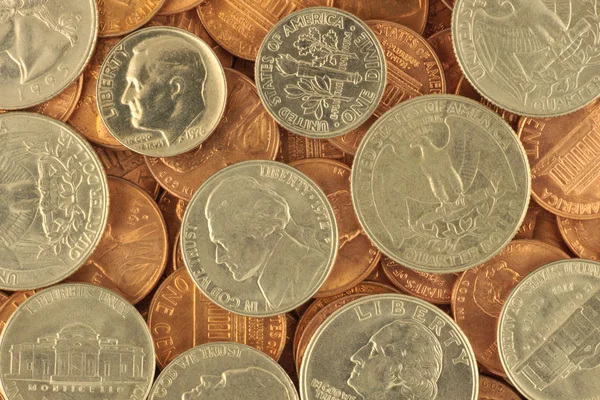 Монеты США — стоковое фото
