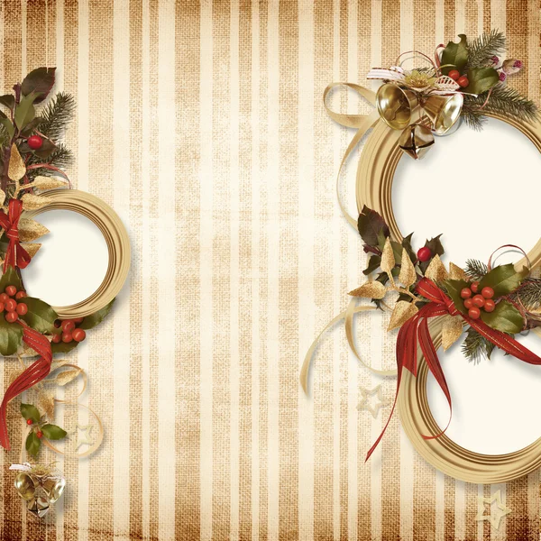 Prachtige Kerstmis frame — Stockfoto