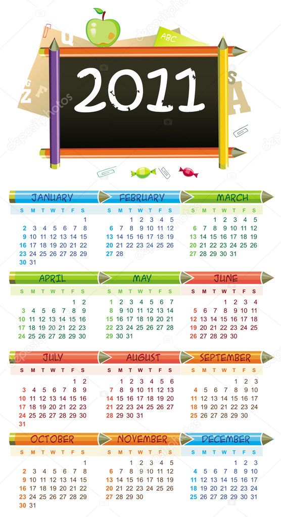 2011 school calendar