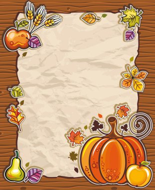 Thanksgiving antique paper backgrounds clipart