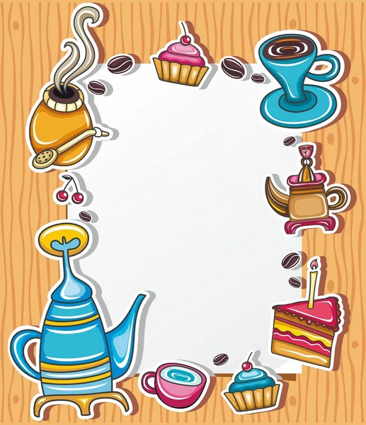 Milieux de café — Image vectorielle