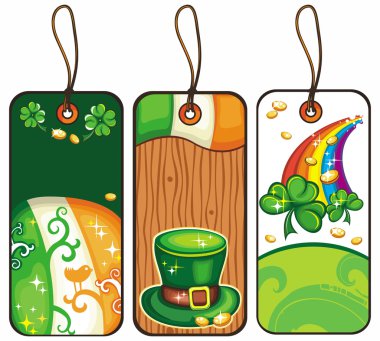 Price tags for the St. Patricks Day 1 clipart