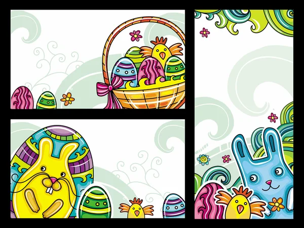 Bannières de Pâques 2 — Image vectorielle