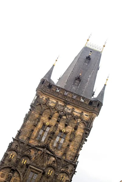 Antigua torre en Praga — Foto de Stock