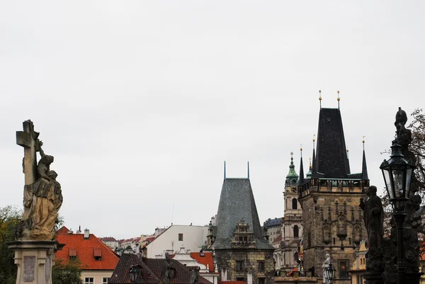 Die Dächer von Prag — Stockfoto
