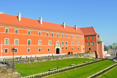 Castle in Warsaw clipart