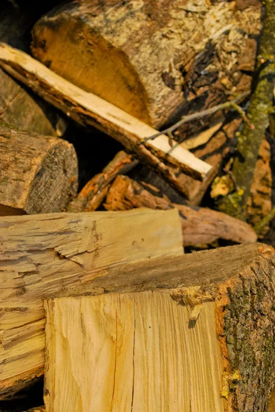 Drewno posiekane — Zdjęcie stockowe