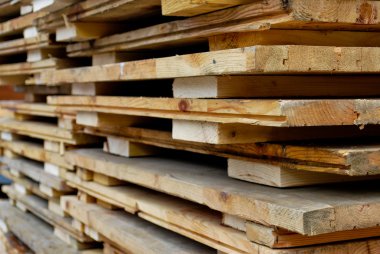 Stacked Pallets clipart