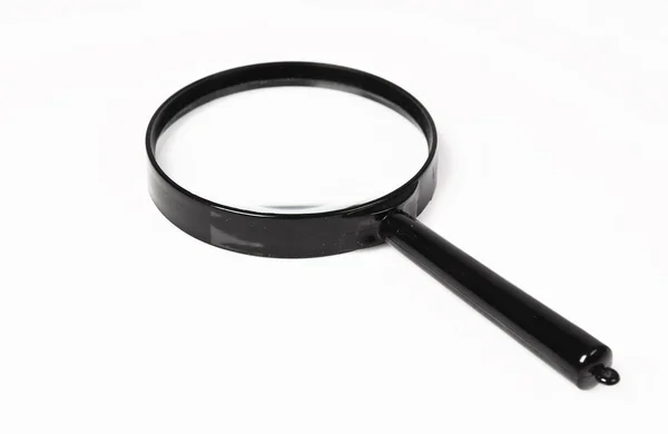 Magnifying glass over white background — Stock Photo, Image