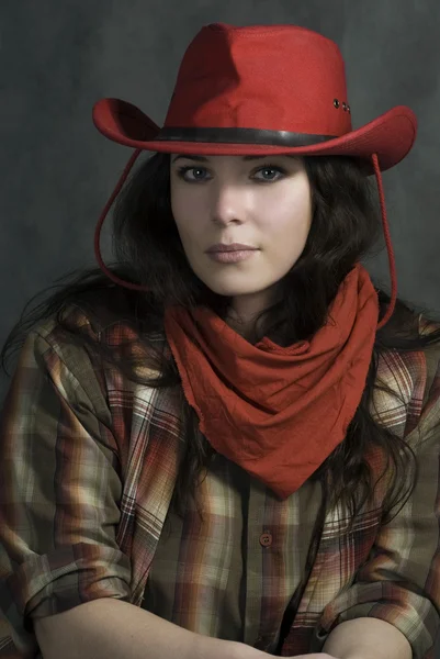 Americano cowgirl — Foto Stock