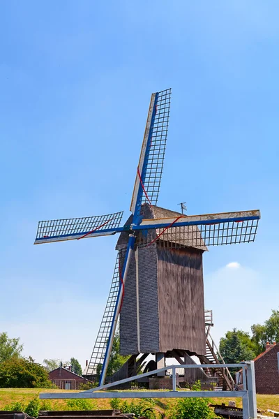 stock image Old windmill in the field