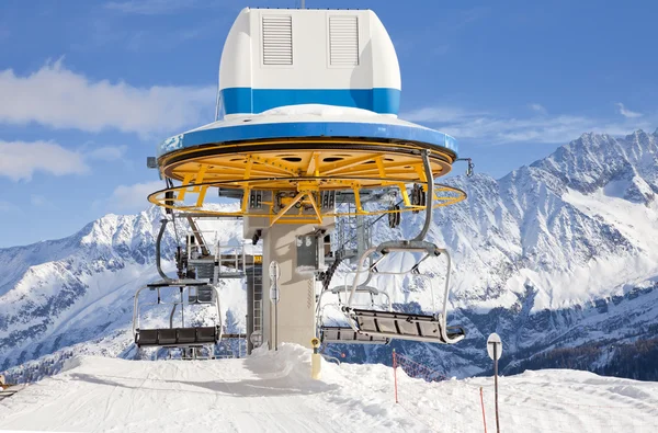 Top Station Kabel Hiss Chamonix Frankrike — Stockfoto