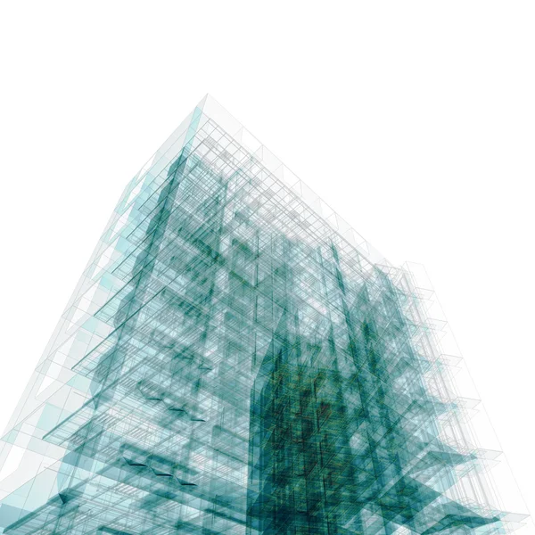 Abstraktes Bürogebäude — Stockfoto