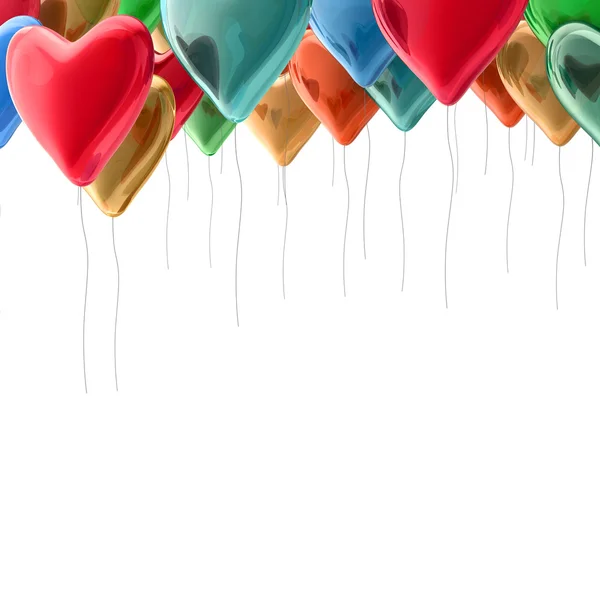 Rainbow balloons — Stock Photo, Image