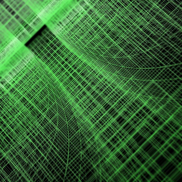 Зелений матриця тунель — стокове фото